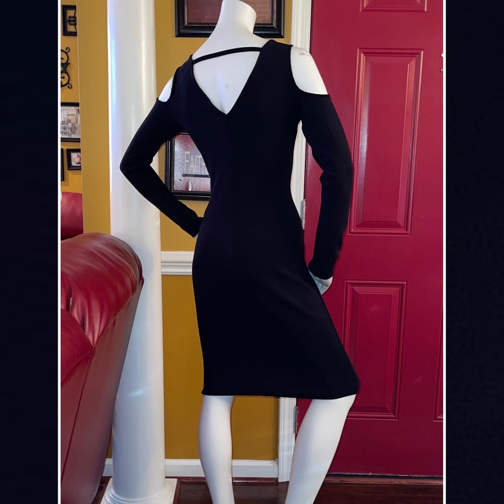 Bold Elements Black Bodycon Dress - Picture 6 of 10